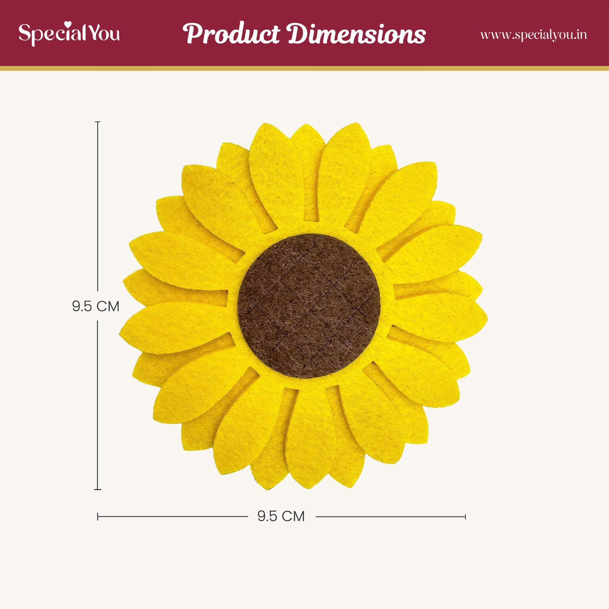 Sunflower Wall Decor - 12 Artificial Flowers -3 Sunflower Wall Decor - 12 Artificial Flowers -3