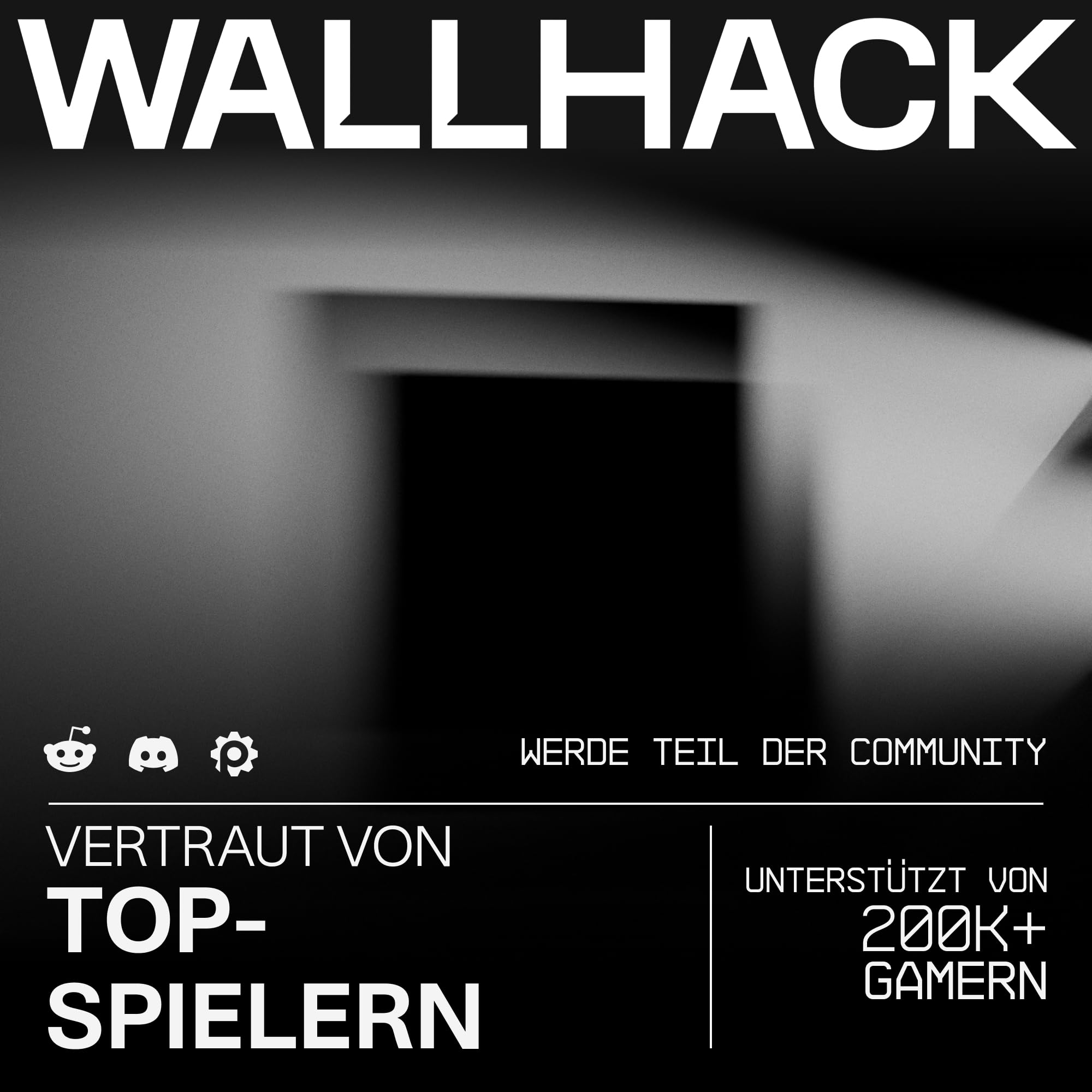 Wallhack SP-005 Glas Gaming Mauspad – Speed Surface für Esports, großes Mauspad ultra-gleitfähiges Low-Friction Tracking, gehärtetes Glas, flaches ergonomisches Profil inkl. Carry Case |Skypad Schwarz