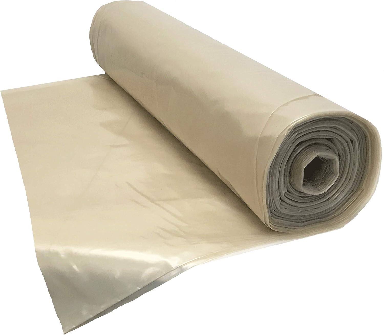 Promo 40% OFF Plastic Sheeting Natural Semi-Clear Roll 6MIL (10' x 100') UV Treated for Greenhouse Sheeting, Plastic Mulch, Weed Barrier, Ground Cover, Construction Film, Vapor Barrier