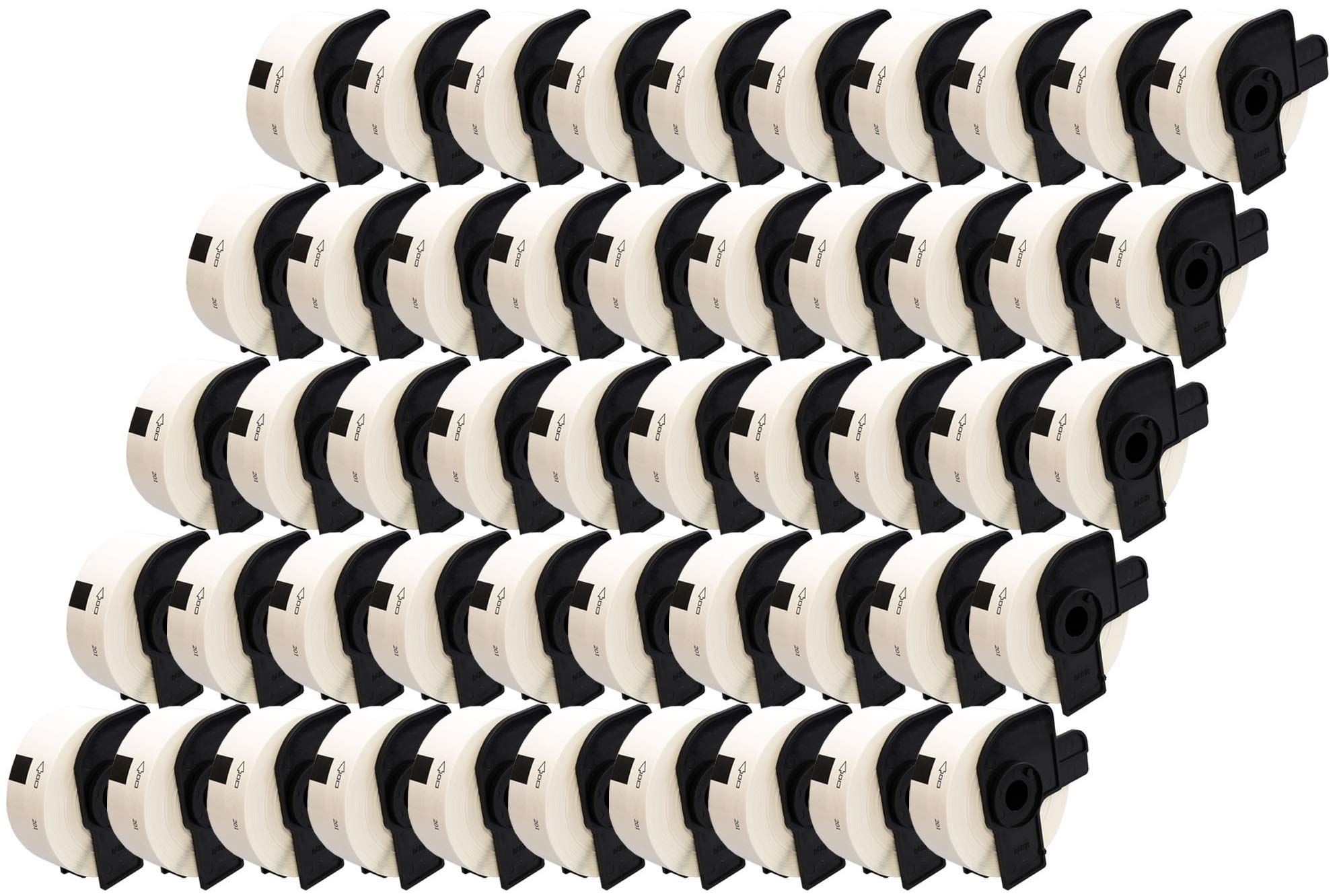 10 Rouleaux D'étiquettes Compatibles Brother QL500, QL570, QL1050 - Format 29x90 Mm - Neufs