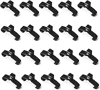 Vista 8 de ALOANES 10 PC Tapas Terminales de ABS para Rieles de Enchufes de Plástico ABS - Tapas de Repuesto del Organizador de Rieles de Plástico ABS Aloanes