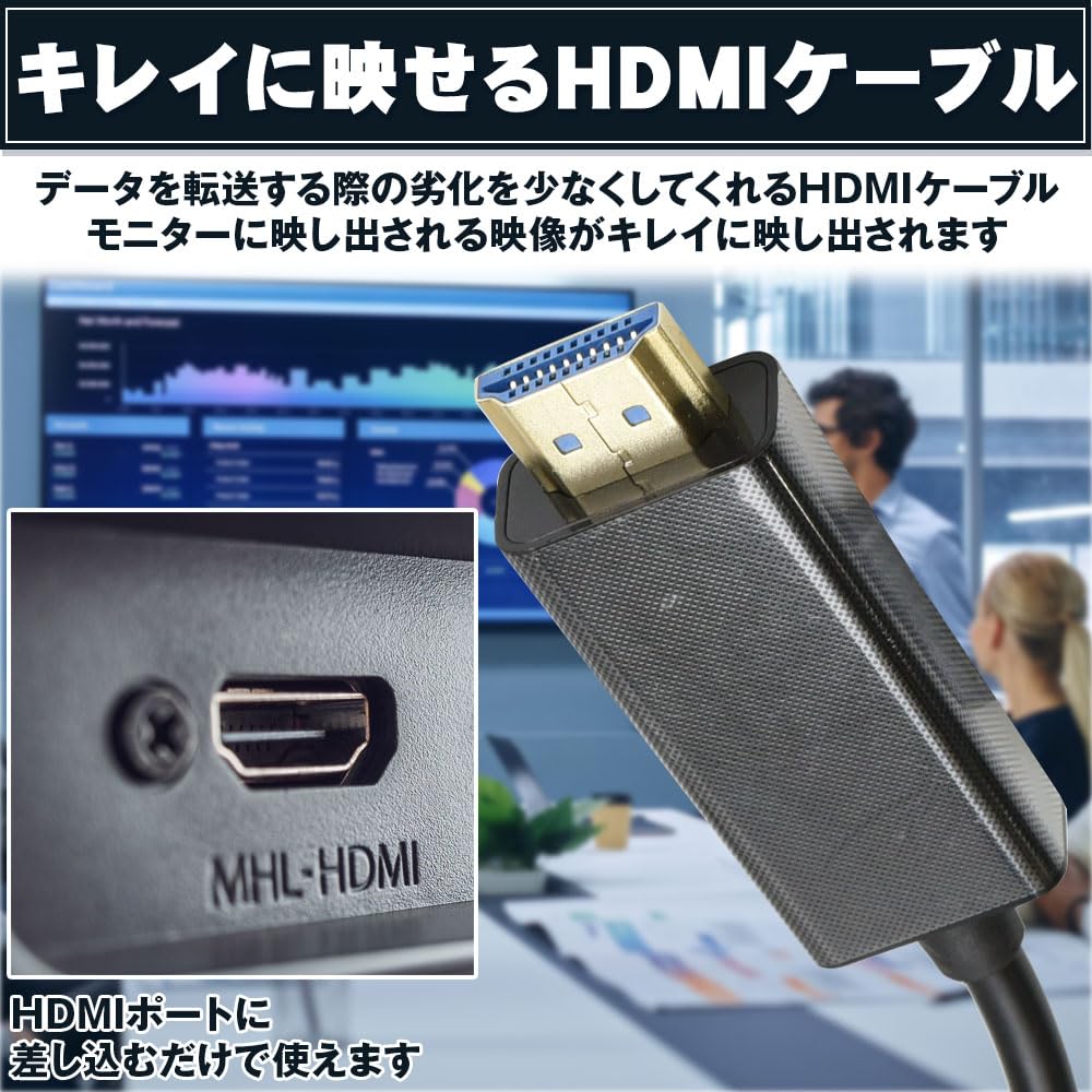 Amazon.co.jp: HDMI変換ケーブル モニター接続 映像出力 USB3.0 ノート