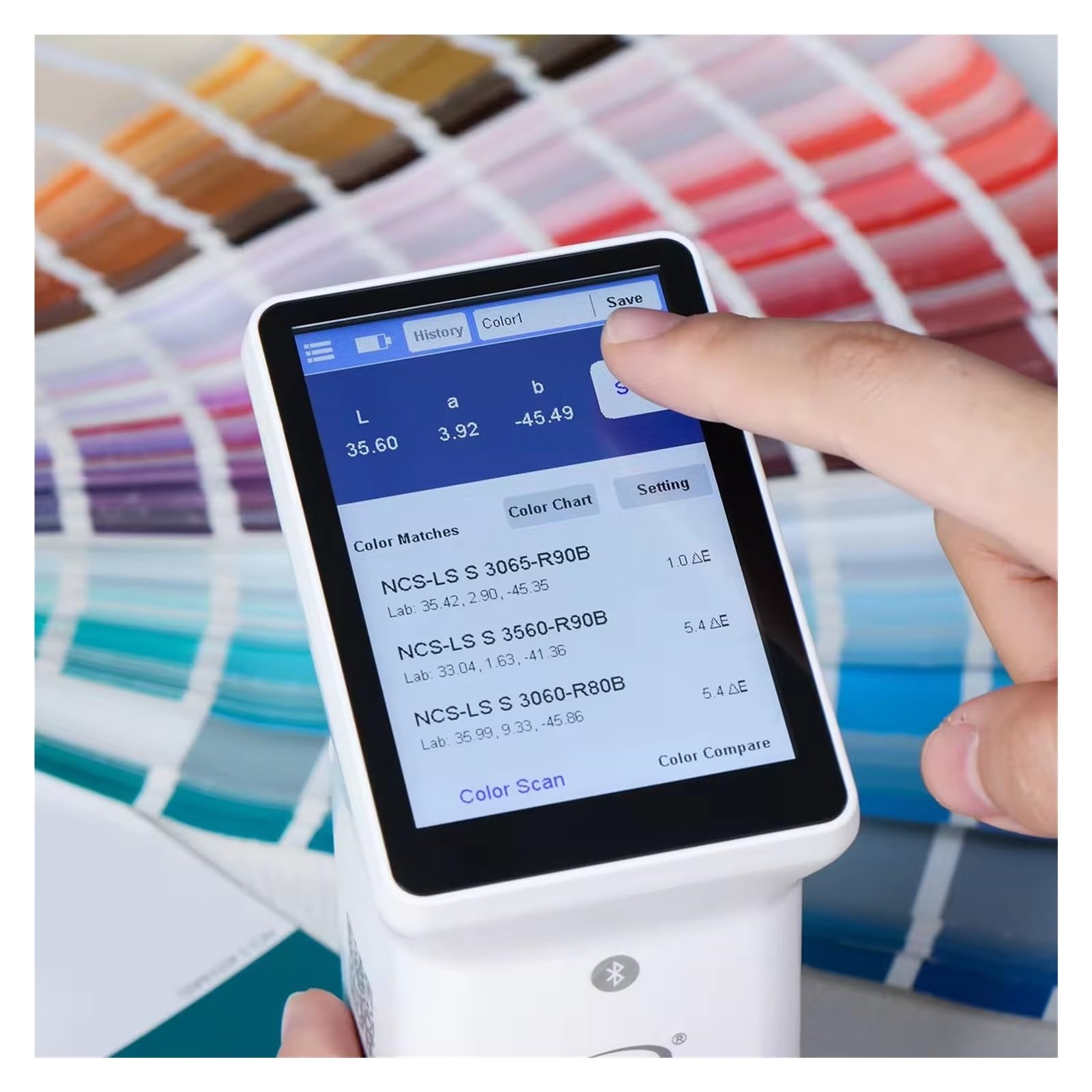 Espectrofotómetro, El Colorímetro Multifuncional Portátil 45/0 Ls172 Es Un Dispositivo Multifunción