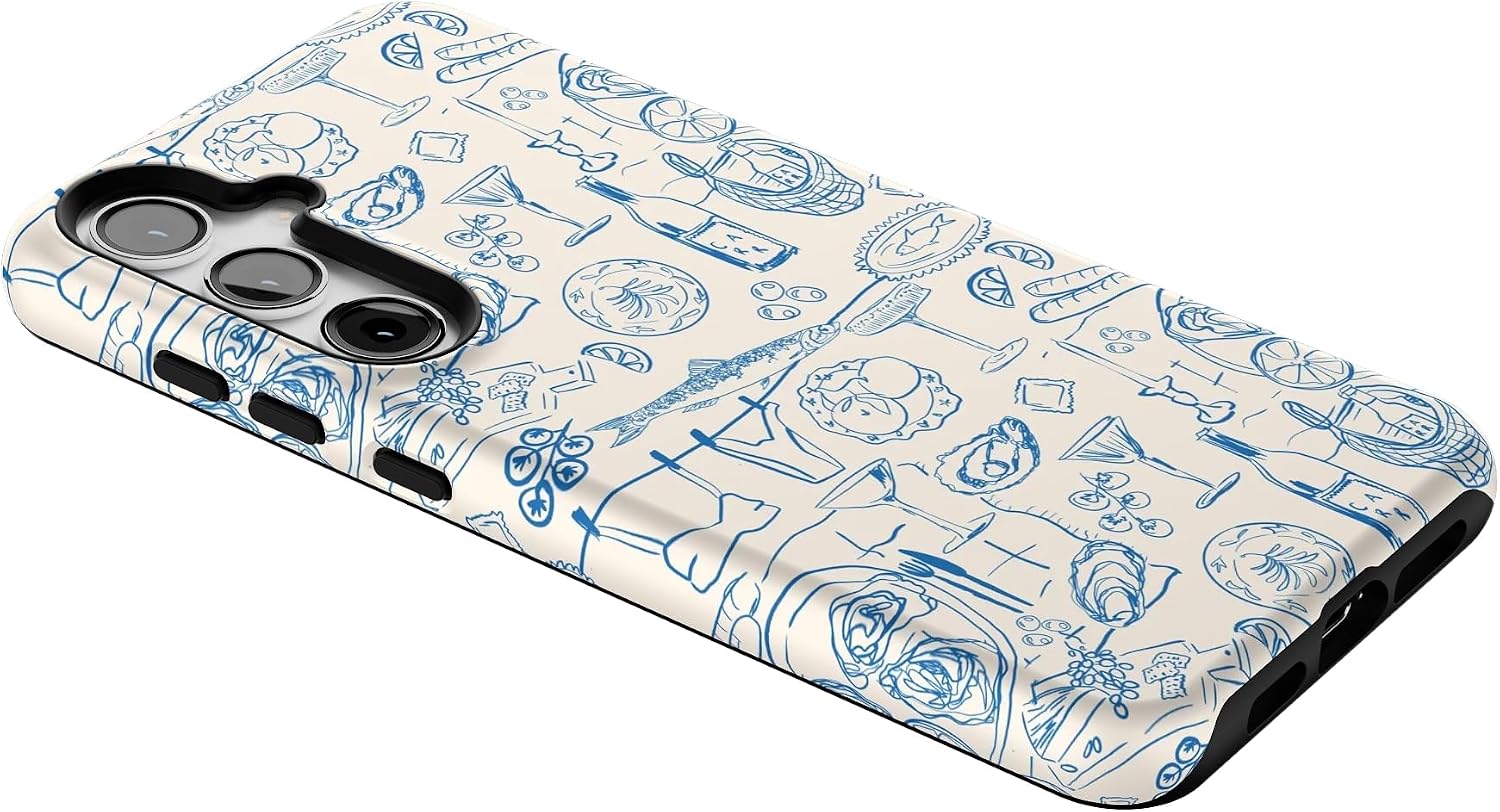 Casely Galaxy S24 Plus Case | Amalfi Aperitivo | Dolce Vita | Essential Slim Dual-Layer Protective Design