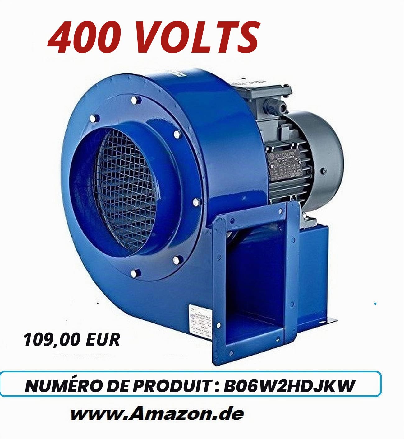 Variateur de vitesse industriel 900 W, contrôle de vitesse de rotation pour ventilateur, souffleur,