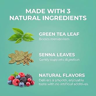 Hyleys Slim Tea Pomegranate Flavor - Weight Loss Herbal Supplement Cleanse and Detox - 25 Tea Bags (1 Pack)