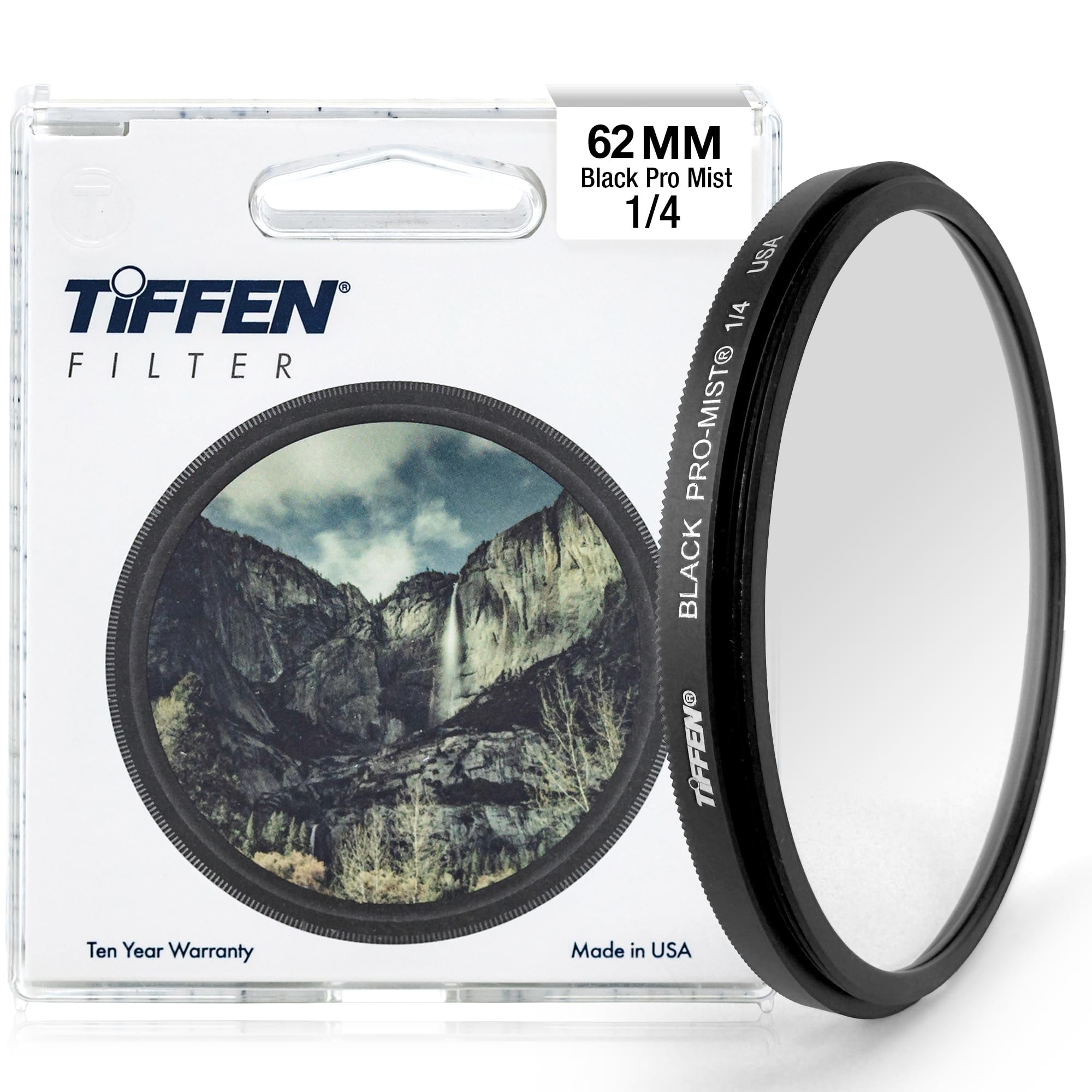 Amazon.com : Tiffen 62mm Black Pro-Mist 1/4 Filter|Black Pro