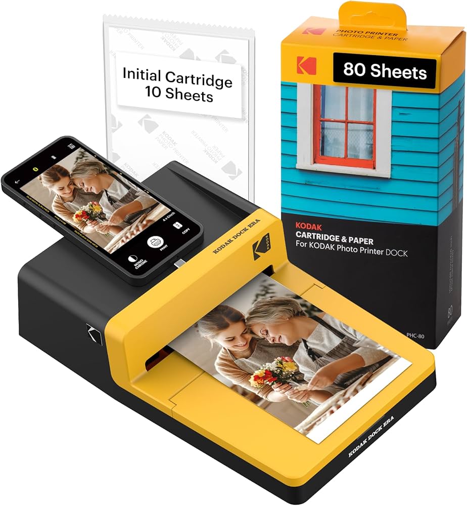 Amazon.co.jp: KODAK Dock ERA 4PASS チェキスマホプリンター(4x6 Amazon.co.jp: KODAK Dock ERA 4PASS チェキスマホプリンター(4x6