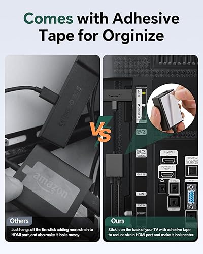 Miniatura 6 de ZEXMTE Adaptador Ethernet para Fire TV Stick, adaptador micro USB a RJ45 Ethernet, adaptador de red Firestick compatible con Fire TV Stick 2/3/4K/4K