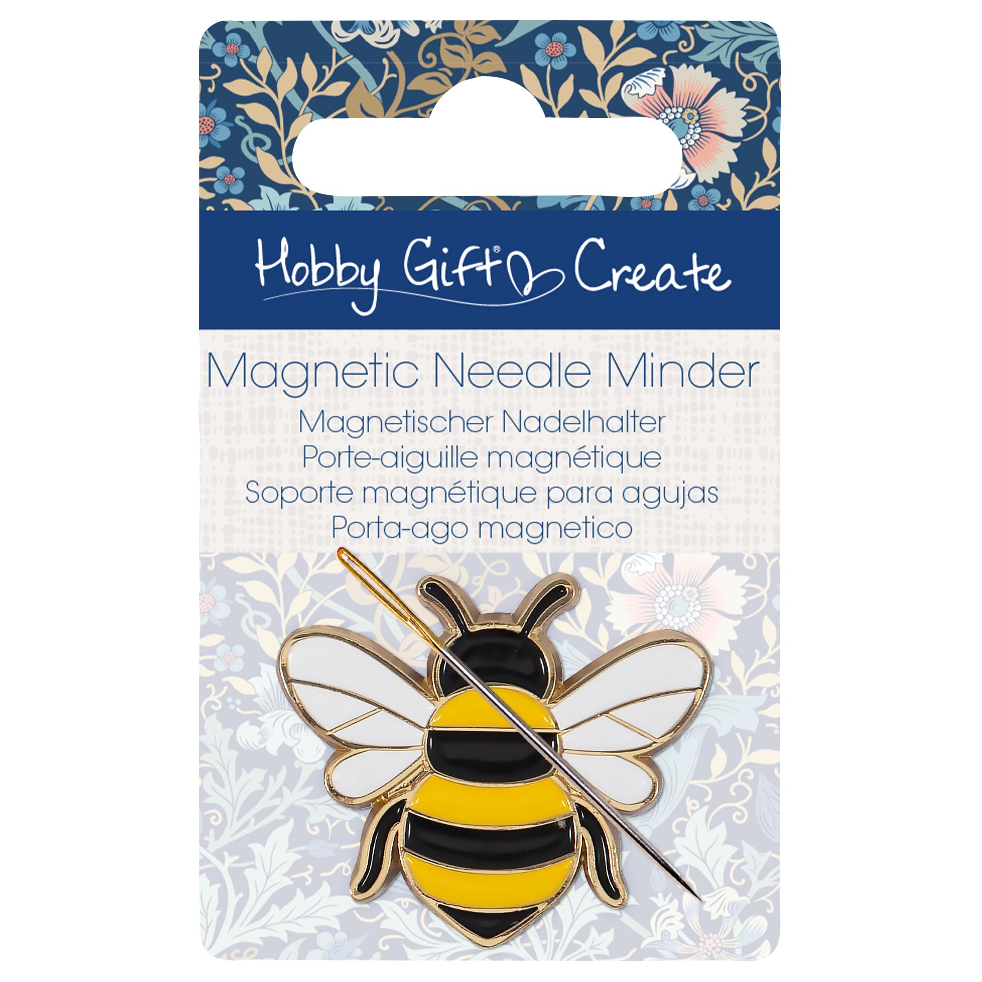 Hobby Gift Magnetic Needle Minder, Cross Stitch Accessories - Bee