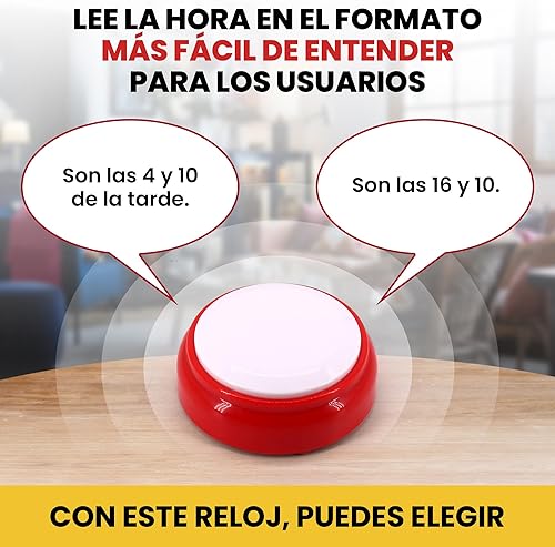 Miniatura 3 de Reloj Parlante Español - Reloj Parlante con Voz en Español - Contando la hora en español para personas con discapacidad visual, ciego, anciano,