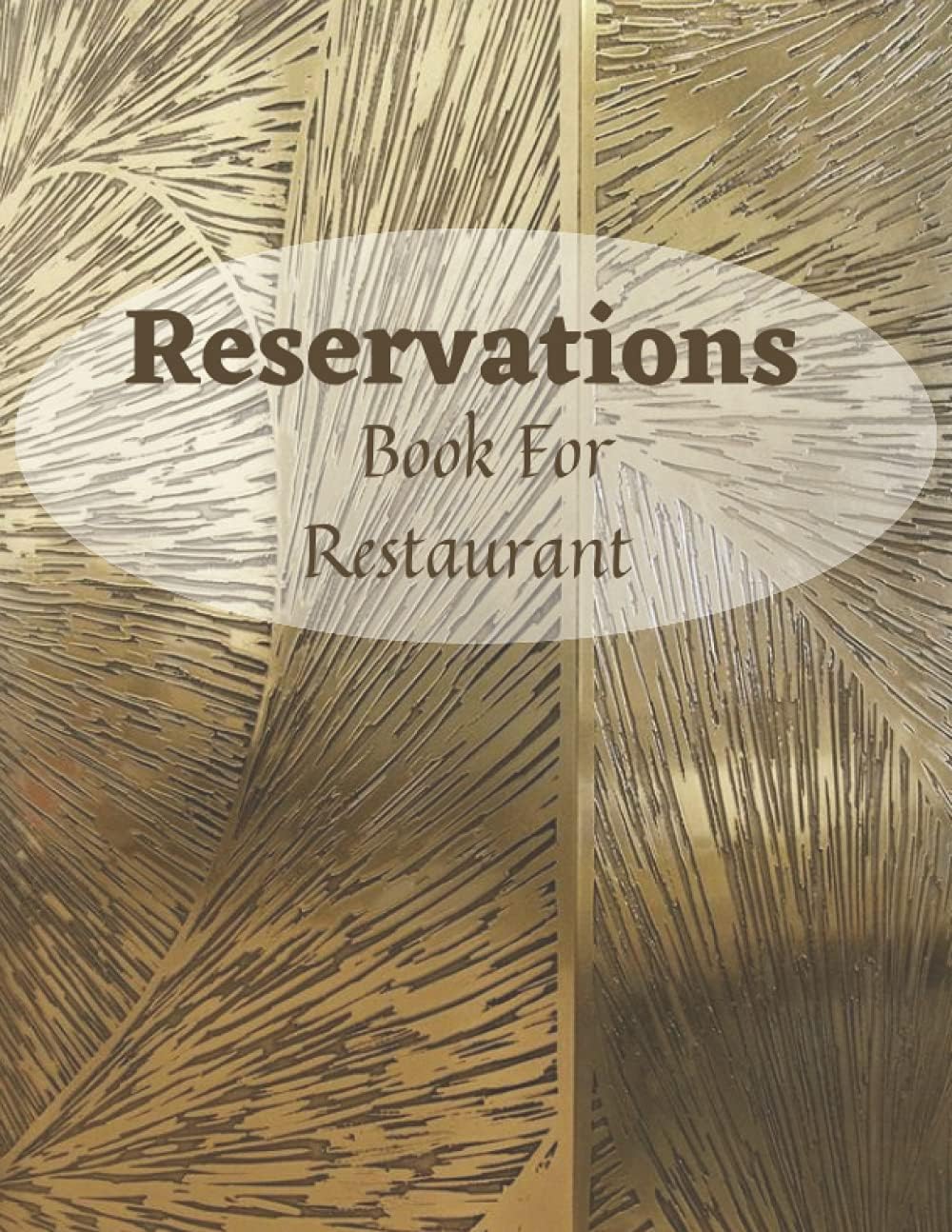 Reservation Book For Restaurant: Reservation book