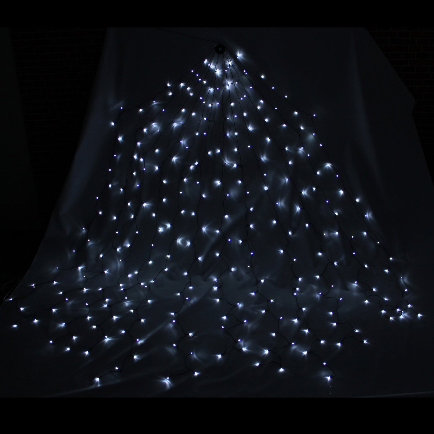 WeRChristmas 288 Organised Static LED Christmas Tree Lights with Handy Cable Management 12 x 3 m Strings and 5 m Lead Wire, White - Image 3