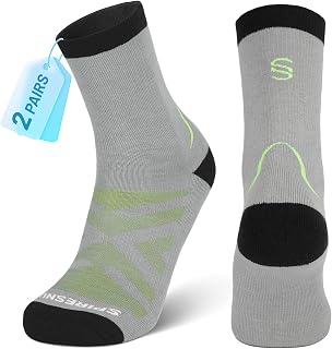 2-Pack Moisture-Wicking Hiking Socks for Men & Women - Quick-Dry, Anti-Blister & Odor Control for Running, Trekking