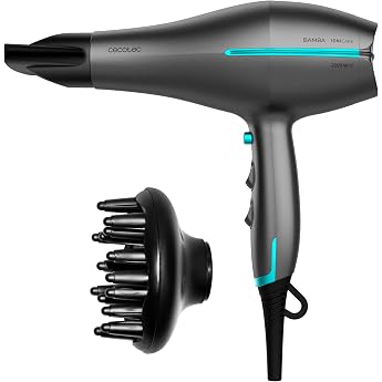 Cecotec IoniCare 5300 Maxi Aura Black Hair Dryer AC Motor 2200 W