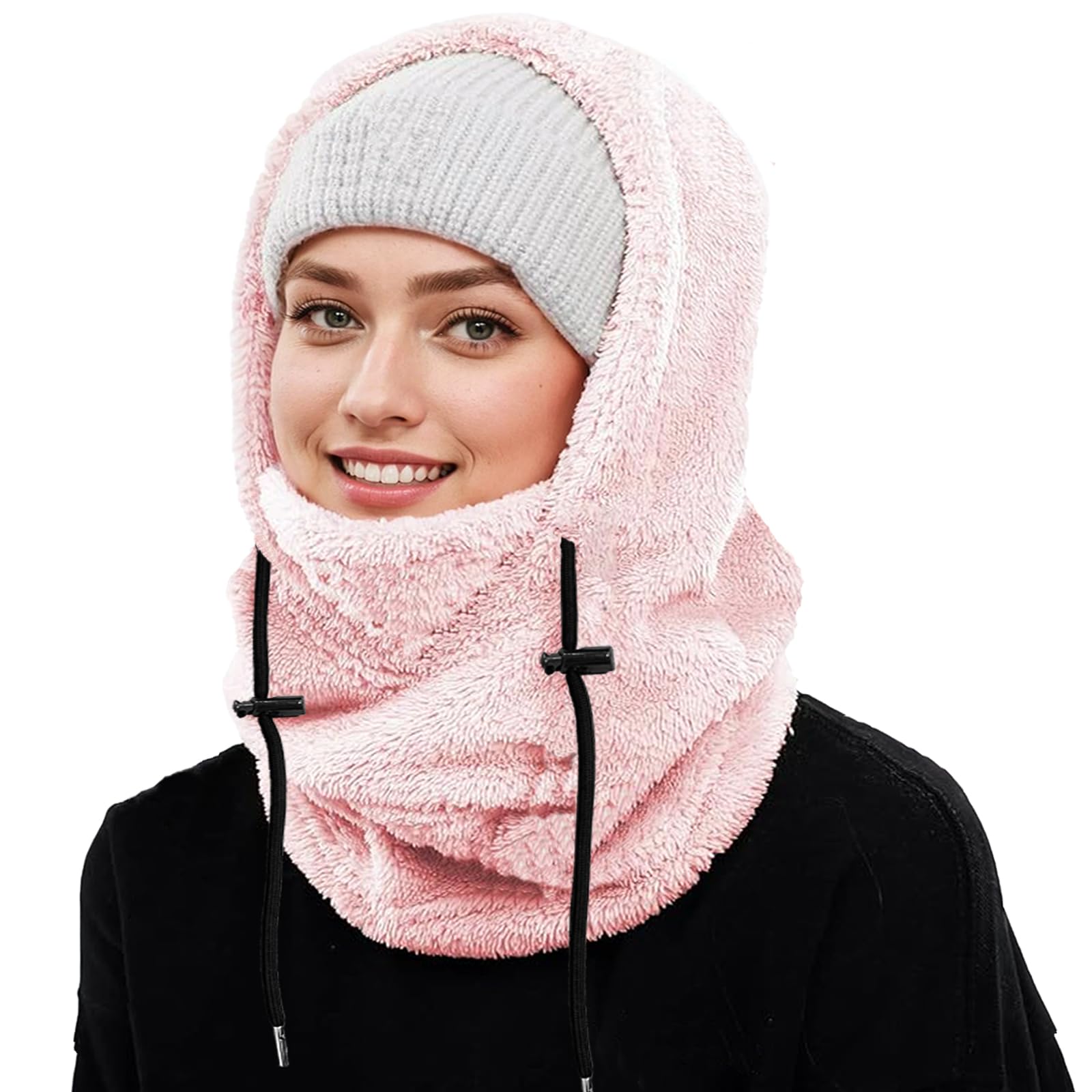 LYZLQLUCY Balaclava Winter Men and Women Ski Mask, Cold Weather Outdoor Wind-Resistant Warm Hats,Winter Masks&Hooded Scarves