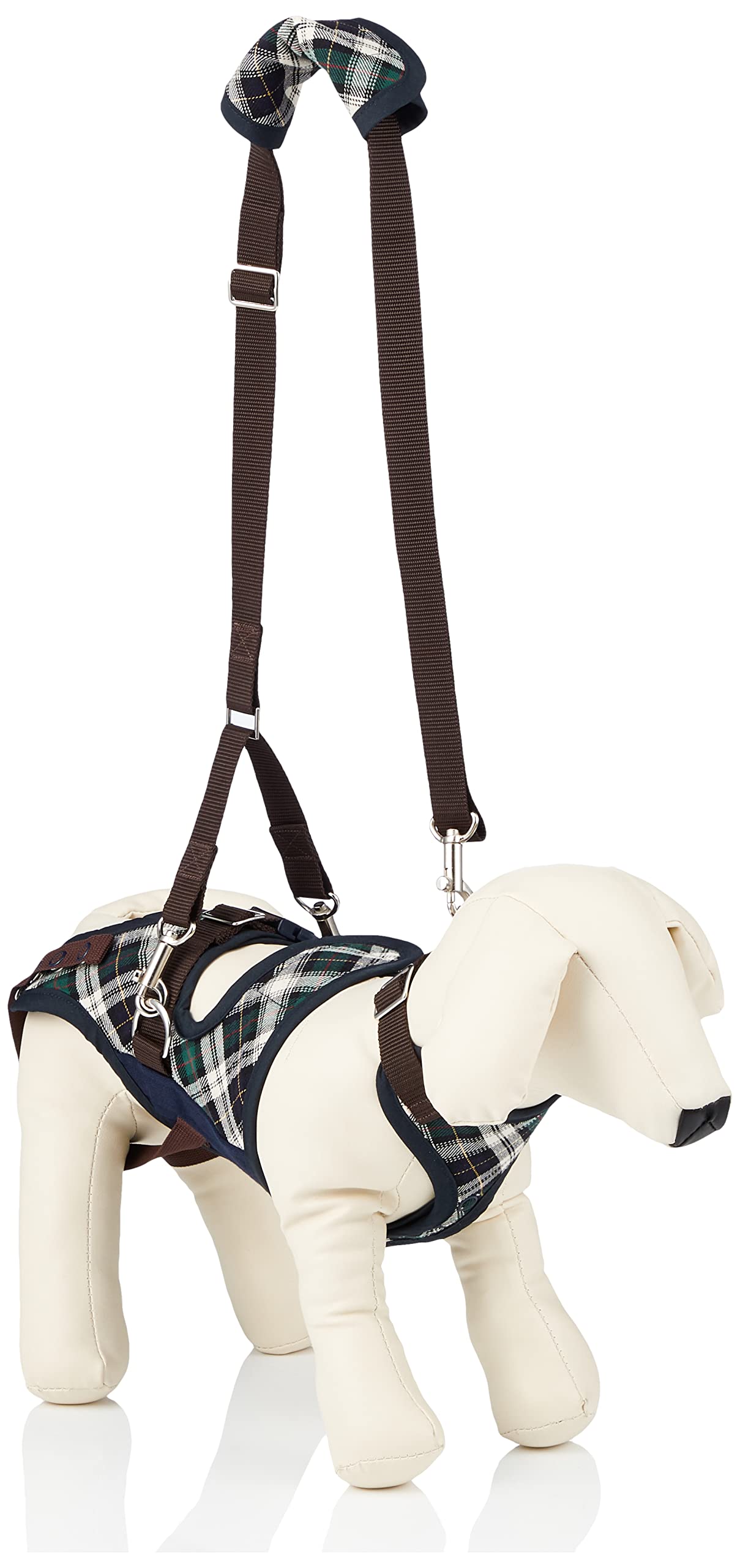 【新品】LaLaWalk 小型犬 ダックス 緑 チェック 歩行補助 ハーネス Amazon | 歩行補助ハーネスLaLaWalk 小型犬ダックス兼用 緑