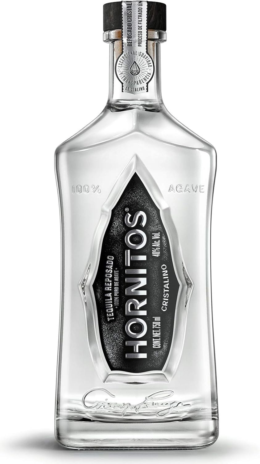 TEQUILA SAUZA HORNITOS CRISTALINO REPOSADO 750 ML.