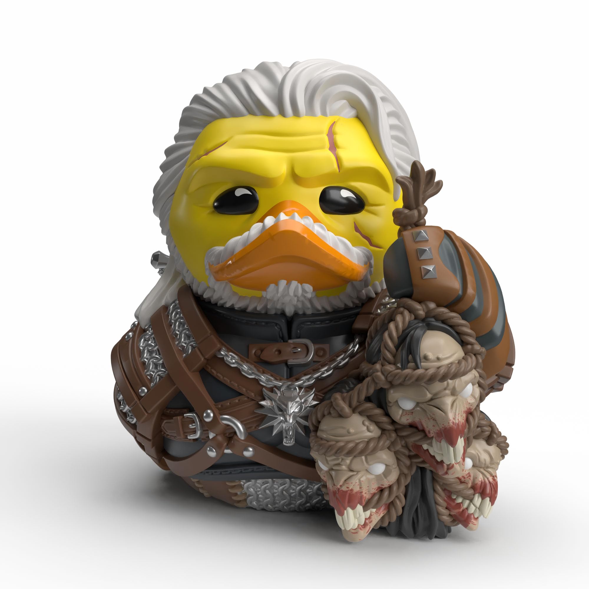 TUBBZ Prima Edizione: The Witcher – Geralt of Rivia Anatra Cosplay da Collezione in Vinile – Prodotto Ufficiale per i Fan di Witcher