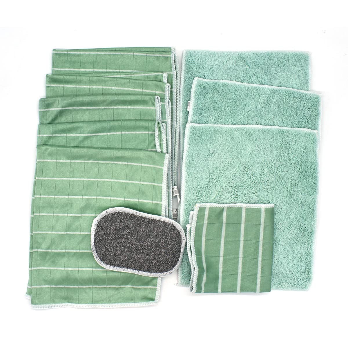 Kit De 1 Chiffon Microfibres En Bambou ,1 Lavette Double Face Et 1 Eponge En Bambou 88943435 Kit De 1 Chiffon Microfibres En Bambou ,1 Lavette Double Face Et 1 Eponge En Bambou 88943435