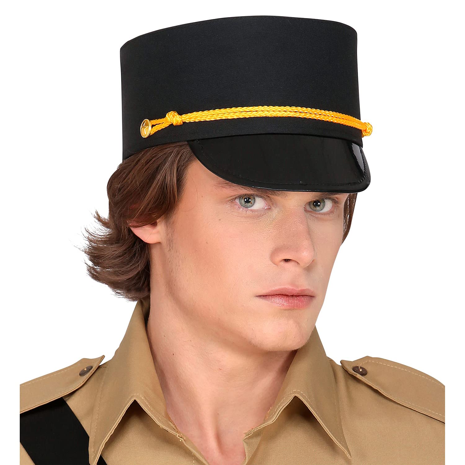 Widmann 10012 Hat Uniform, Capi, Fabric Hat, Soldier, Theme Party, Carnival - Image 3