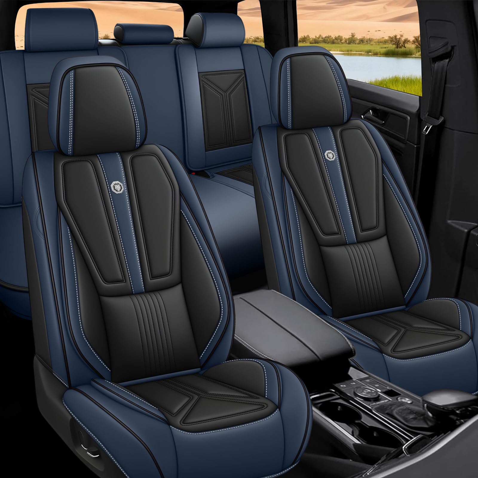 Car Seat Covers for Toyota C-HR 2018-2025 Premium Car Seat Protectors Waterproof Non-Slip Seat Cushion Luxury Automotive Interior