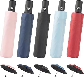 Bulk Umbrellas, Travel Folding Umbrellas Exquisite Appearance, Durable Construction, One-Button Open/Close, Foldable Storage, Suitable For Both Sunny And Rainy Days