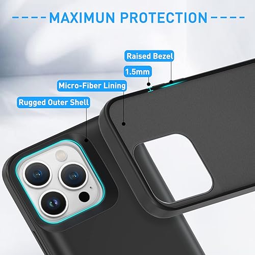 Miniatura 3 de Funda de batería para iPhone 14 Pro Max, 6800mAh Funda de carga extendida portátil con función atril recargable compatible con iPhone 14 Pro Max