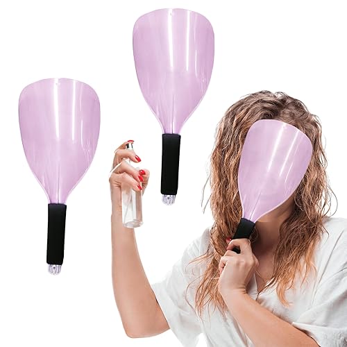 3 protectores faciales para laca para el cabello, protector facial de peluquero de plástico, protector facial de mano para laca de cabello, cubierta
