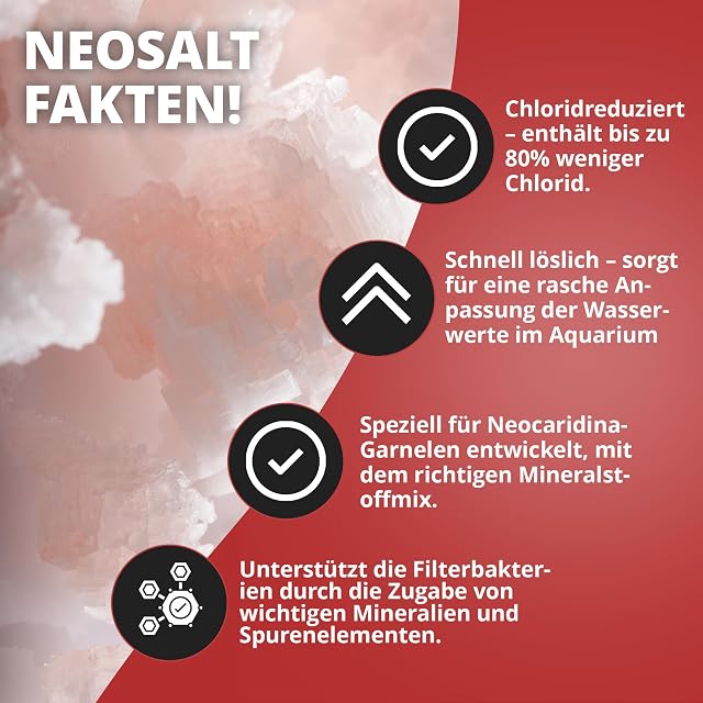 Foto 5 de 6 de NatureHolic Saltea Neocaridina - Sal de endurecimiento para camarones Neocaridina en acuario, para agua…