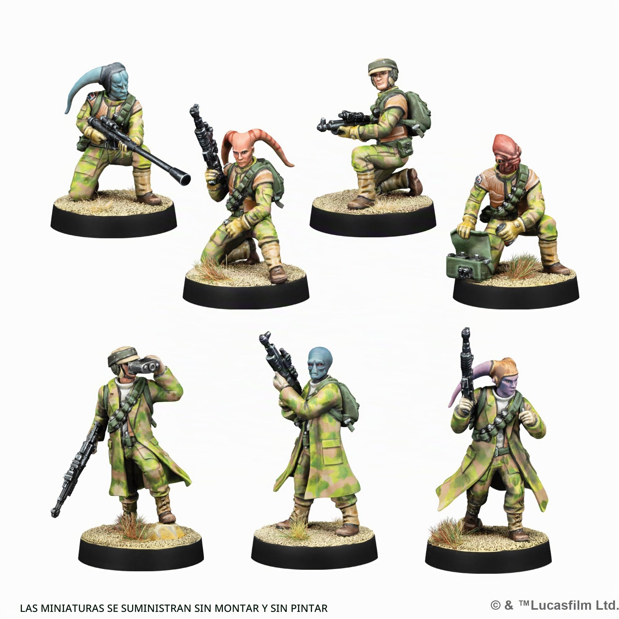 Asmodee Star Wars Legión: Rebel Alliance Starter Set, Juego de Miniaturas | Juego de estrategia de miniaturas de mesa para adolescentes y adultos, a partir de 14 años, 2 jugadores, 3 horas