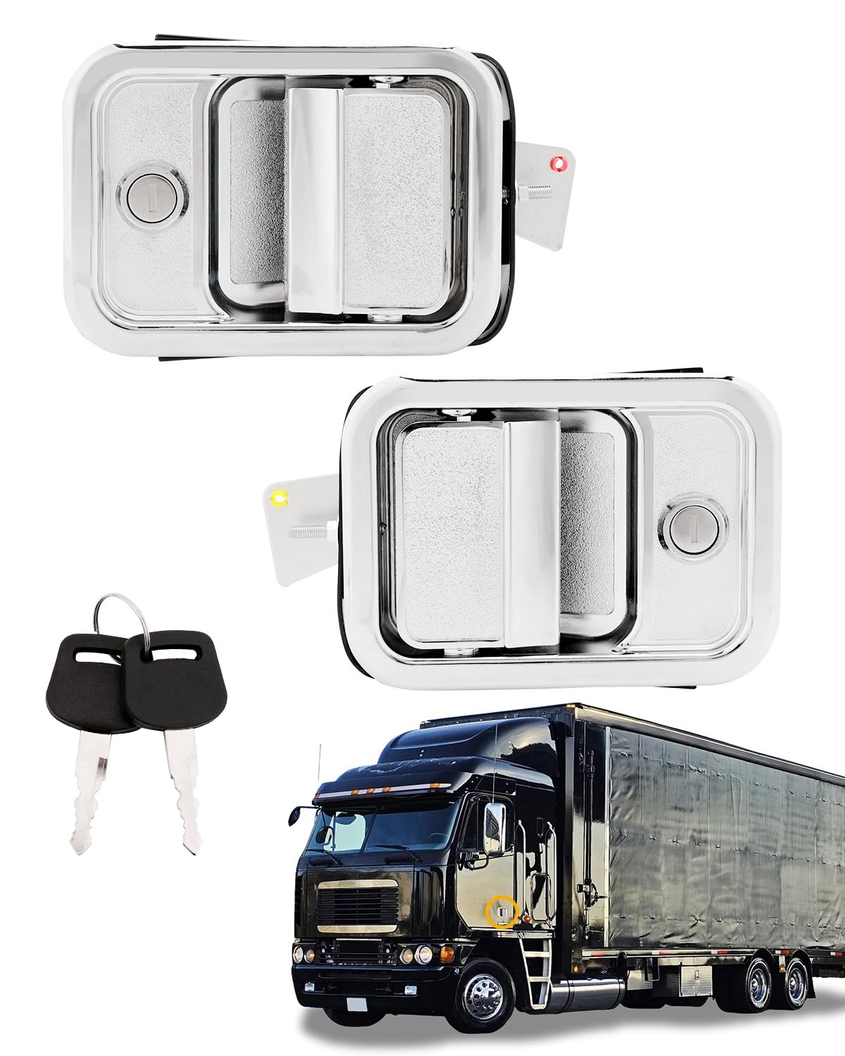 Amazon.com: Exterior Door Handle Set, Compatible with 2003-2014