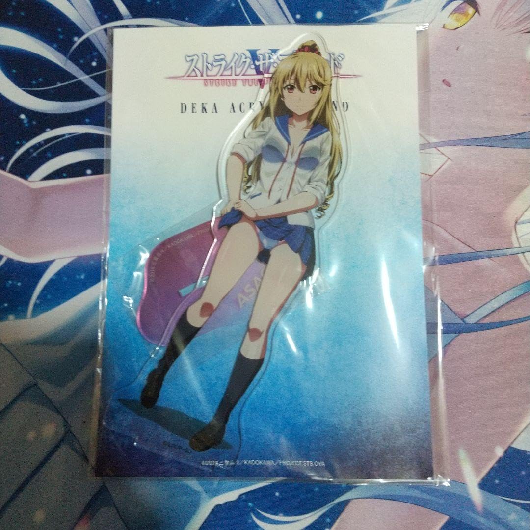 【A賞】ストライク・ザ・ブラッド 雨宿り 特大アクリルフィギュア 浅葱 ストライク・ザ・ブラッド FINAL デカアクリルスタンド 藍羽浅葱