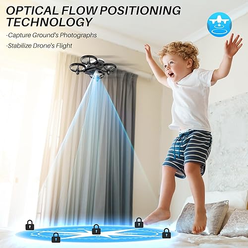 Miniatura 5 de Dron X700 con cámara HD 720, video en vivo WiFi FPV, cuadricóptero RC de 6 ejes, retención de altitud y modo sin cabeza, posicionamiento de flujo