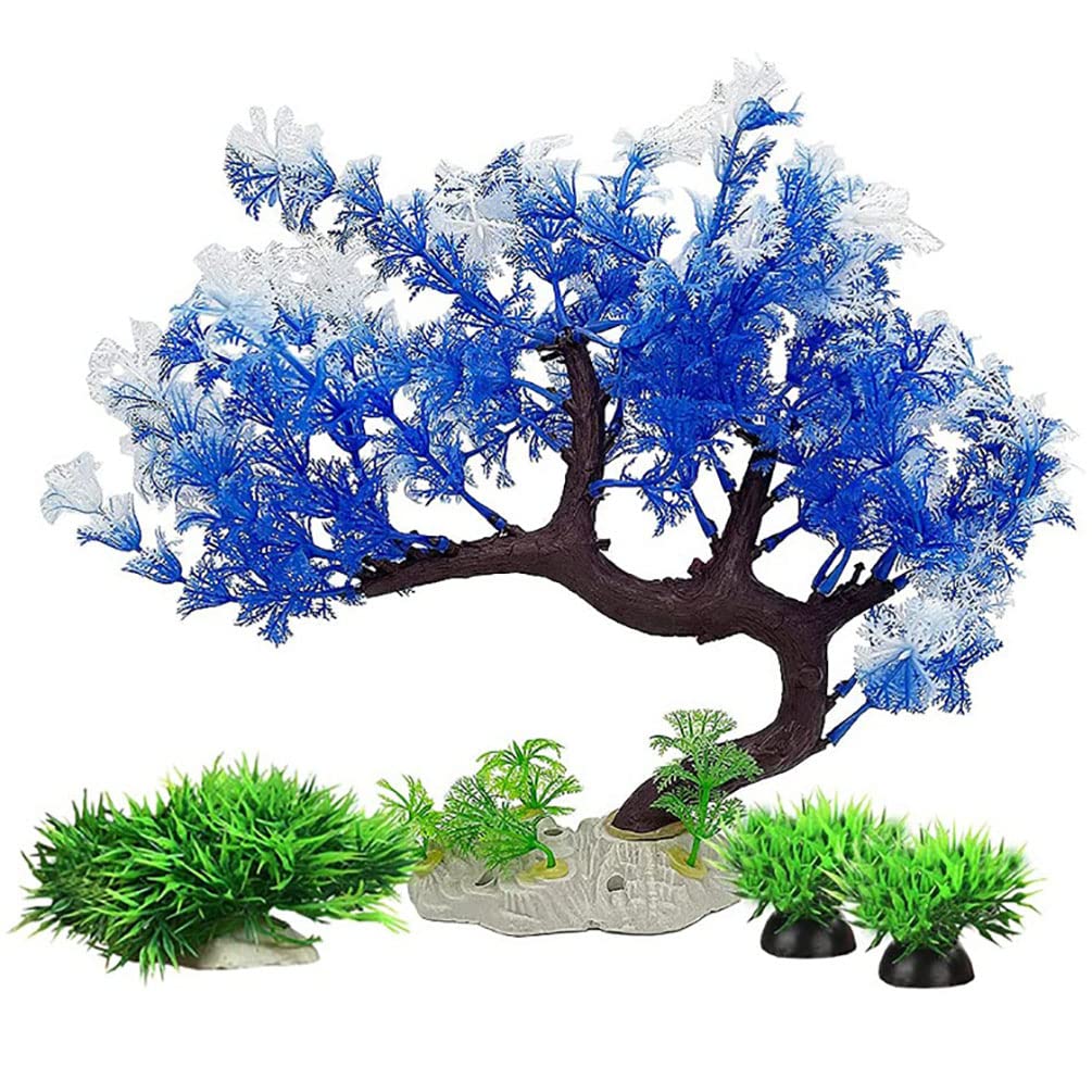 Amazon | 水槽用 人工水草 人工植物 水槽 オーナメント レイアウト