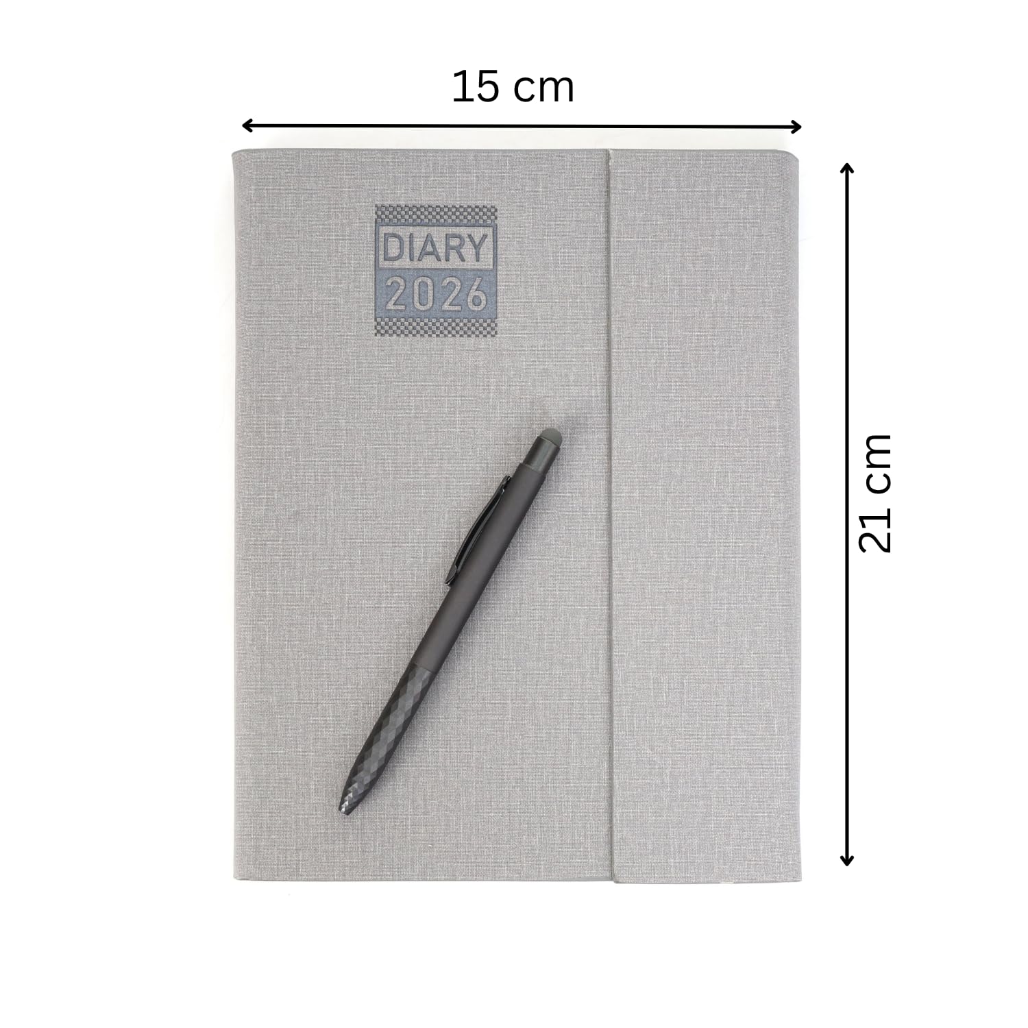 Scribelle 2026 Diary A5 Size 324 Pages 70 GSM PU Leather PU,3-Fold