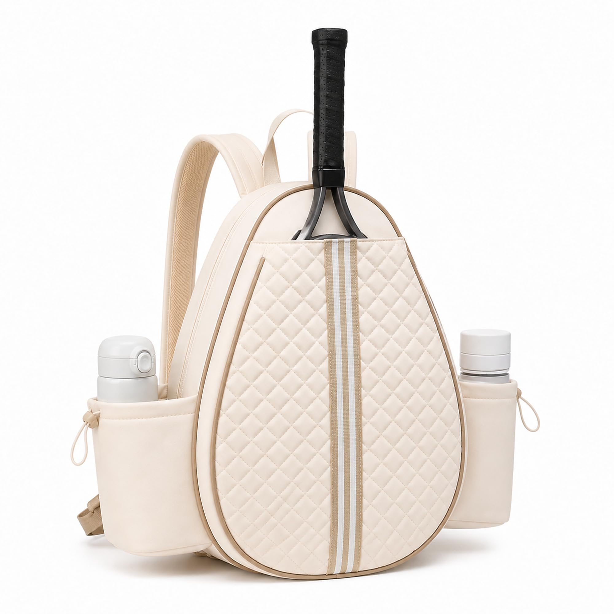 Borsa da tennis, zaino da tennis per uomo e donna, zaino sportivo impermeabile per 2 racchette da tennis, borsa multifunzione per tennis, badminton e pickleball