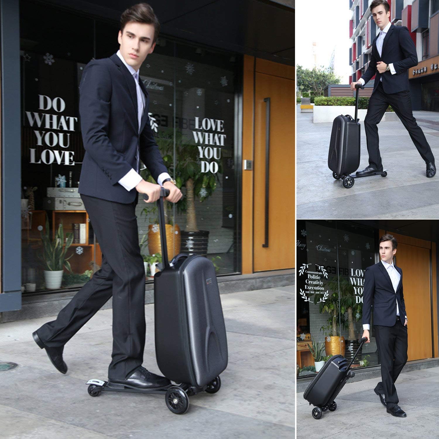 Review SOMODE Scooter Luggage for kids/Adults, 50L Travel Luggage