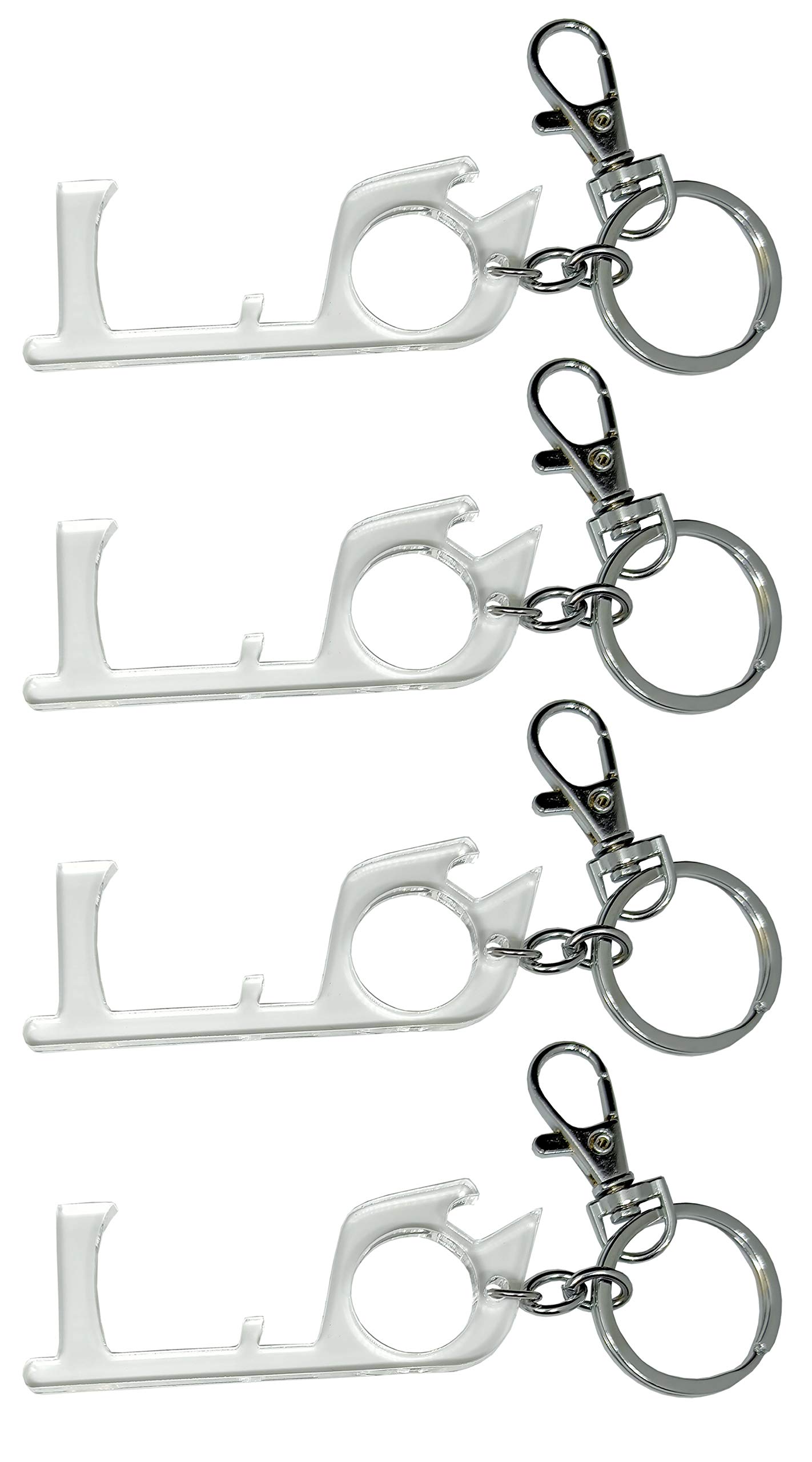 Get Fatang Multipurpose Safe Touch Keychain Covid Key (Pack of 4)