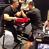 Standard Arm Wrestling Table, Professional Game Arm Wrestling Machine, Arm Wrestling Battle Table, Wrist Competition Training for Family or Office, Gym Club A