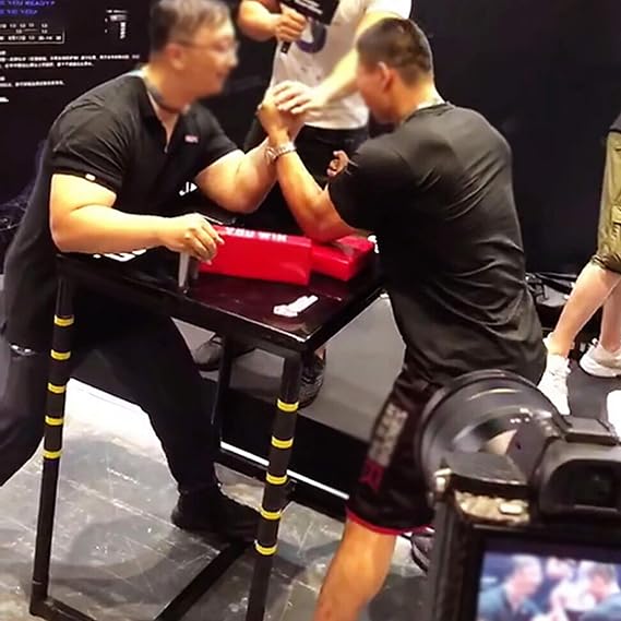 Standard Arm Wrestling Table, Professional Game Arm Wrestling Machine, Arm Wrestling Battle Table, Wrist Competition Training for Family or Office, Gym Club B