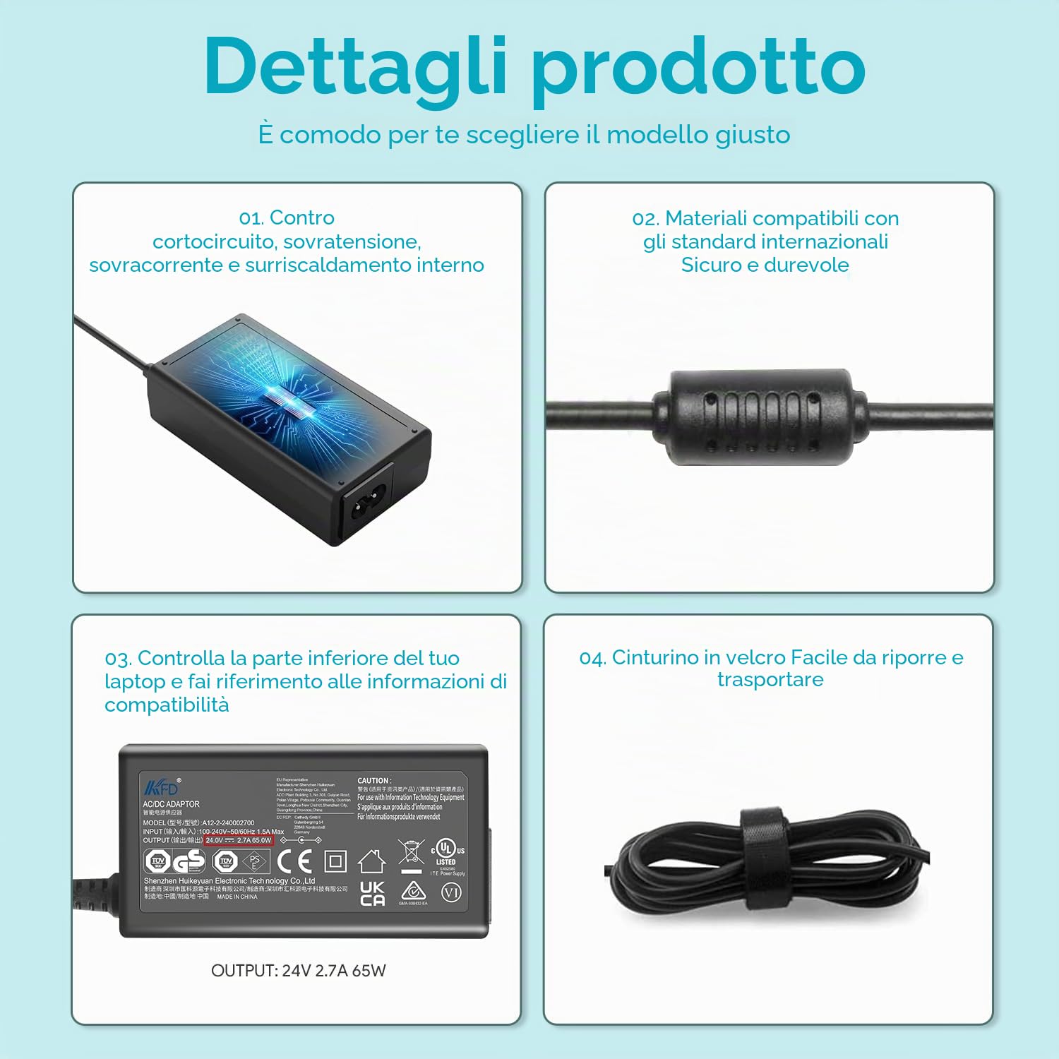 KFD 24V Caricatore Alimentatore per Casio pianoforte AD-E24250LW PSAA60W-240 AD-A24250LW Privia CT-X5000 PX-870 PX-830 PX-850 PX-860 PX-780 MZ-X500 MZ-X30 GP-700 AP-420 AP-450 AP460 Caricabatterie