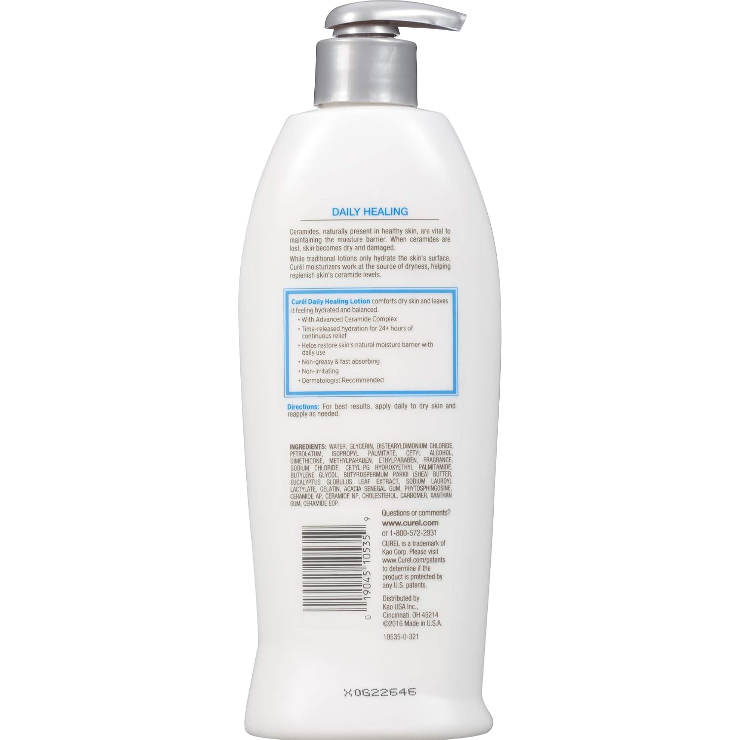 Curel Daily Healing Original Lotion For Dry Skin, 13 Ounces Each (Value Pack Of 3)
