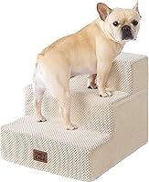 Vista 41 de EHEYCIGA Escaleras para perros pequeños de 16.5" de altura, escalones de 3 peldaños extra anchos para perros para sofá y silla, escalones
