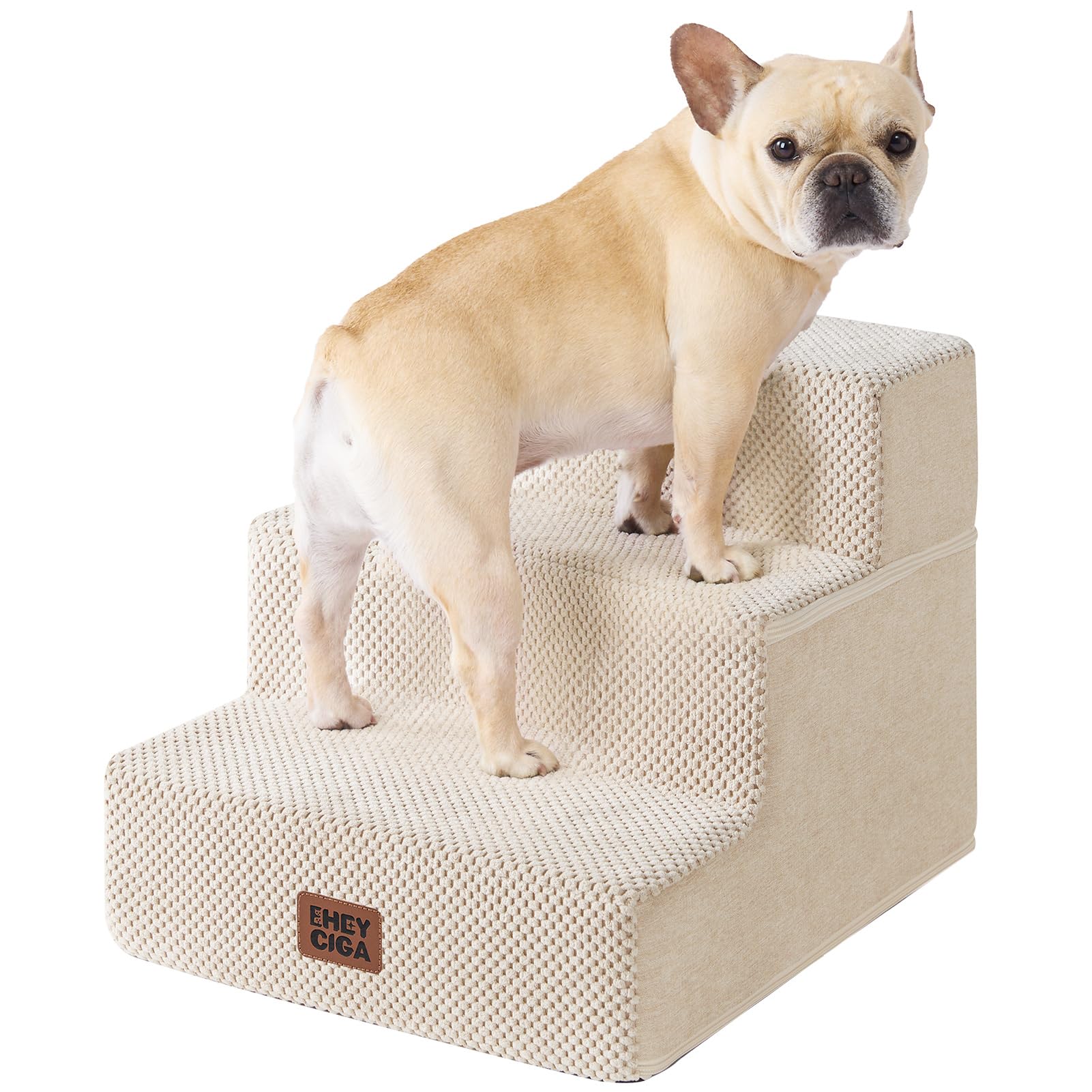 EHEYCIGA 3-Step Dog Stairs