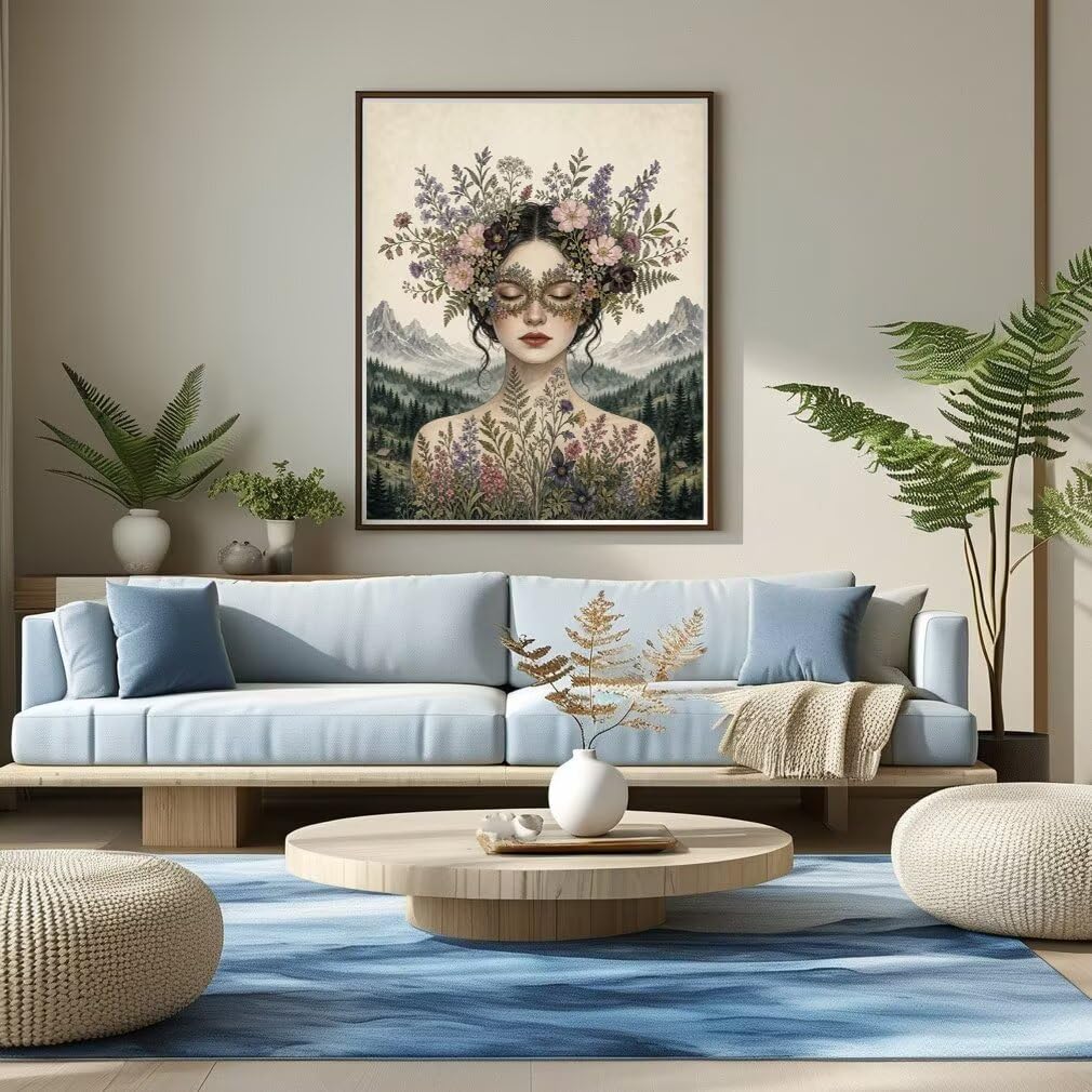 Kit Diamond Painting Donna per Adulti, 5D Hobby Creativi 100x130cm C8-187