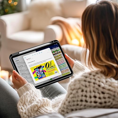 Miniatura 8 de Funda para iPad Pro de 11 pulgadas de 43221 generación (2022202120202018) con soporte para lápices, cubierta inteligente magnética con soporte,