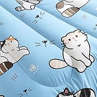 Vista 12 de Black Blue Butterfly Comforter Set for Girls Women,Boho Butterfly Sun and Moon Mandala Printed Bedding Set with 2 Pillowcases(Black Blue Twin)