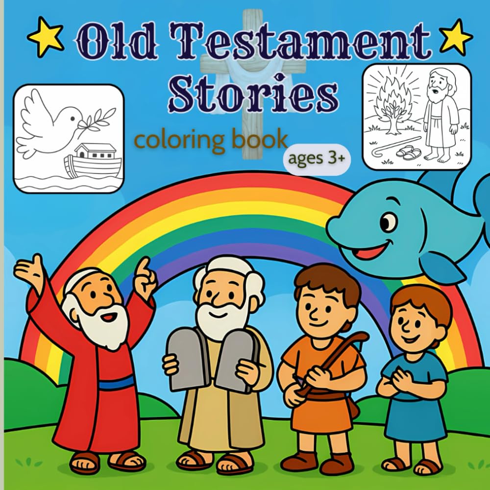 Old Testament Stories: Bible Coloring Book for Kids (Joyful Bible Coloring Series)