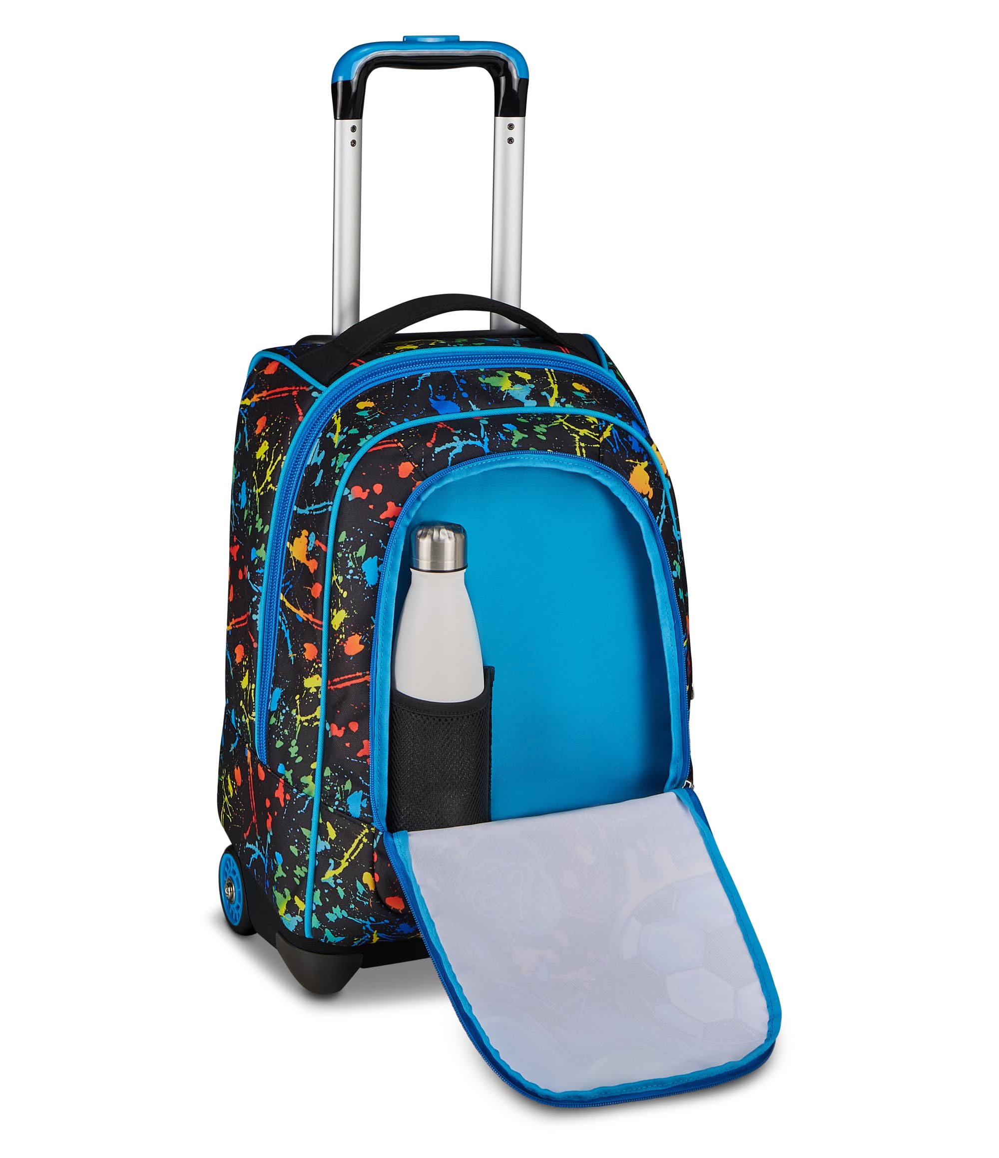 SJ GANG STYLE JAM GANG Big Trolley, 30 L, Doppio Scomparto, Spallacci a scomparsa, Doppio uso, Tasca frontale, Scuola elementare, Jet Black, Bambini, blu